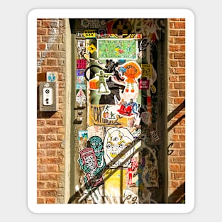 Graffiti Stickers Williamsburg Brooklyn NYC Magnet